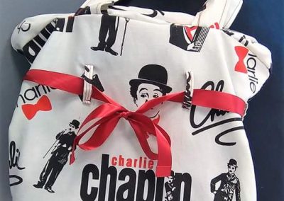wesoła torba bawełniana na zakupy Charlie Chaplin